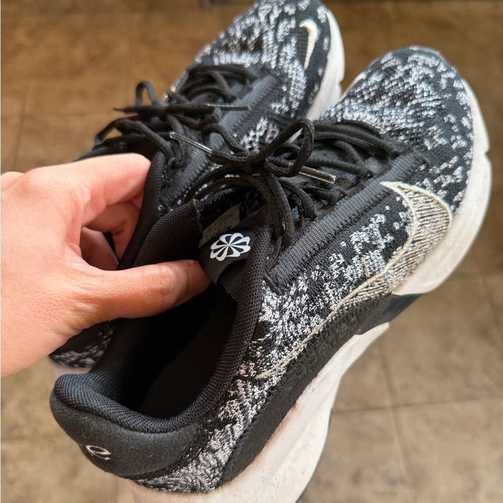 Nike Superrep Flyknit Running Shoes Women's Sz 8.5 Black Sneakers Gym Trainers